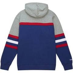 New York Rangers Head Coach Pullover Hoodie - Blue/Gray - NHL