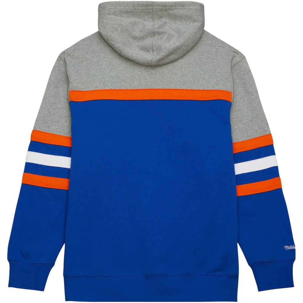 New York Islanders Head Coach Pullover Hoodie - Royal/Gray - NHL