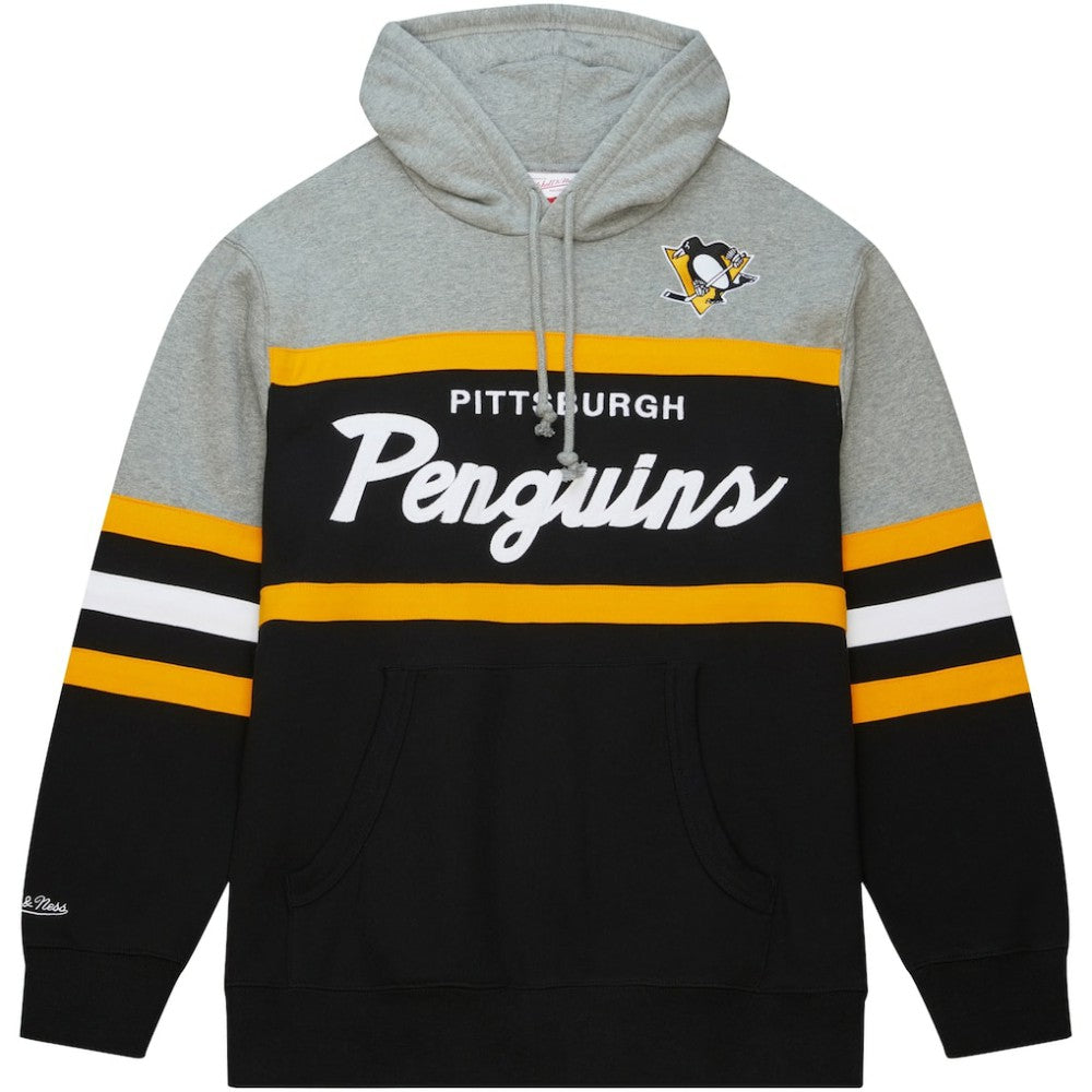 Pittsburgh Penguins Head Coach Pullover Hoodie - Black/Gray - NHL