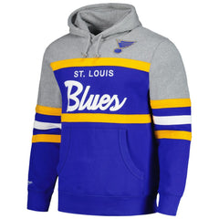 St. Louis Blues Head Coach Pullover Hoodie - Blue/Gray - NHL