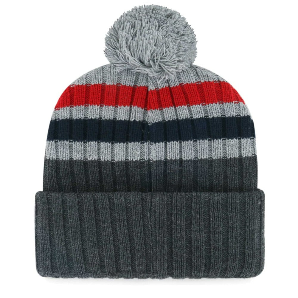 Boston Red Sox '47 Stack Cuffed Knit Hat with Pom - MLB