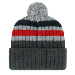 Washington Nationals '47 Stack Cuffed Knit Hat with Pom - MLB