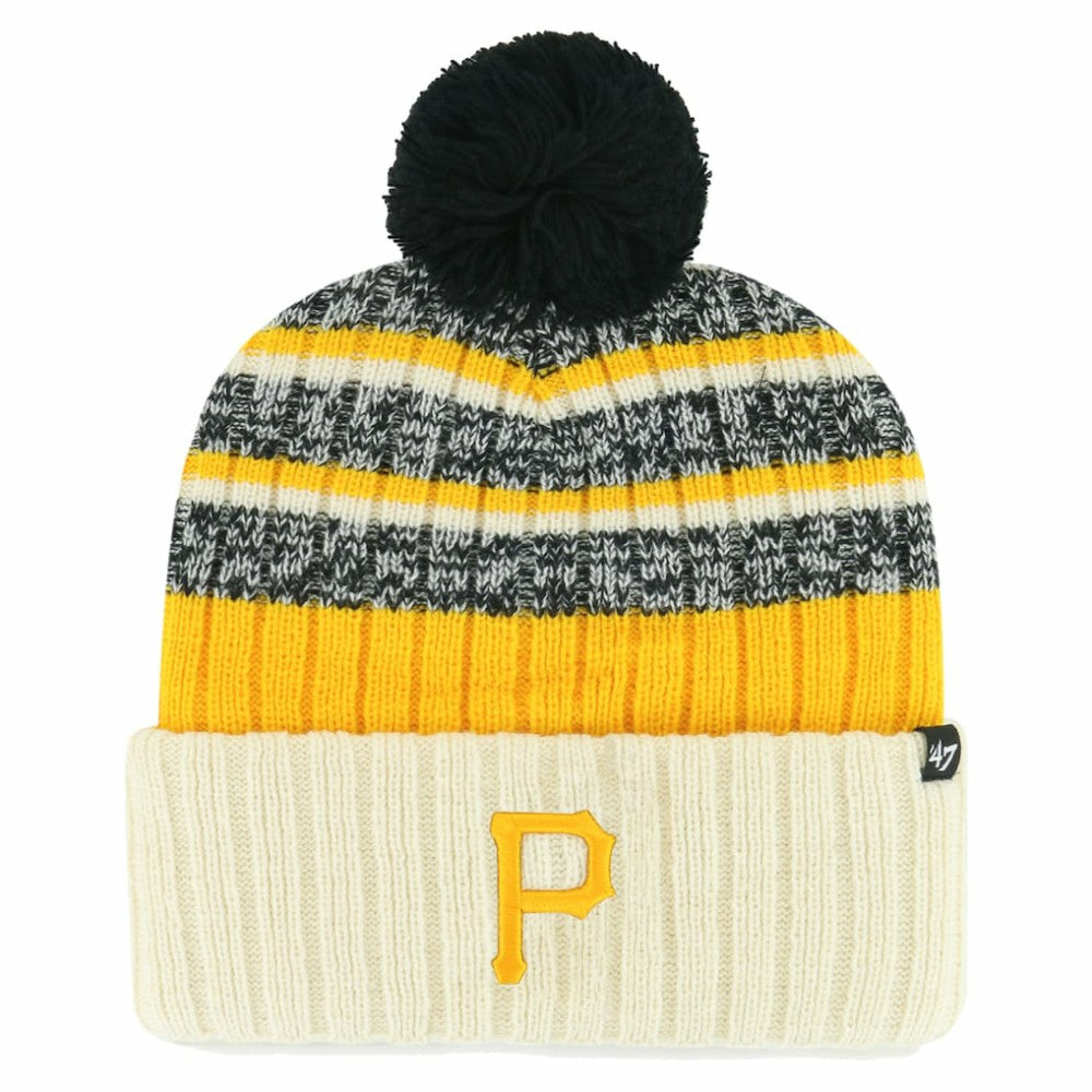 Pittsburgh Pirates '47 Tavern Cuffed Knit Hat with Pom - MLB