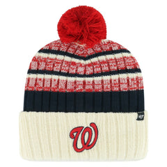 Washington Nationals '47 Tavern Cuffed Knit Hat with Pom - MLB