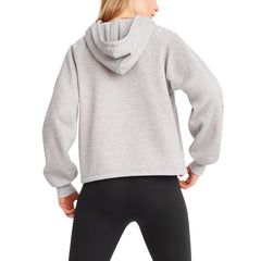 Dallas Cowboys DKNY Sport Women's Debbie Dolman Raglan Pullover Hoodie Heather Gray | NFL