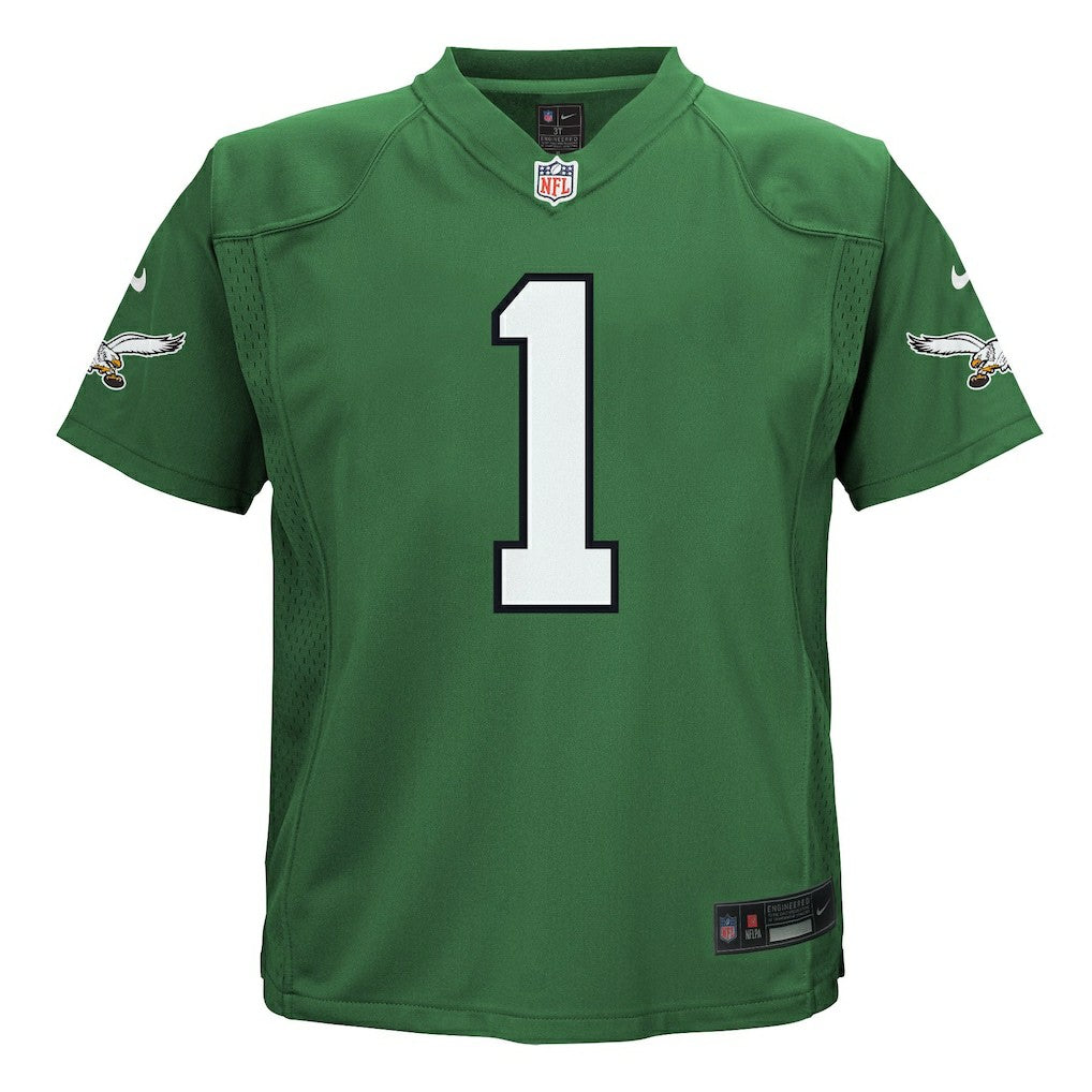 Jalen Hurts Philadelphia Eagles Preschool Game Jersey Kelly Green | Nike for Sale