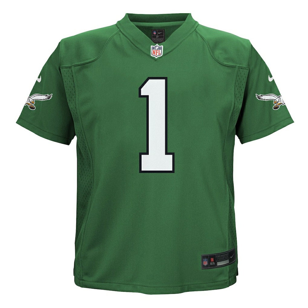 Jalen Hurts Philadelphia Eagles Preschool Game Jersey Kelly Green | Nike for Sale