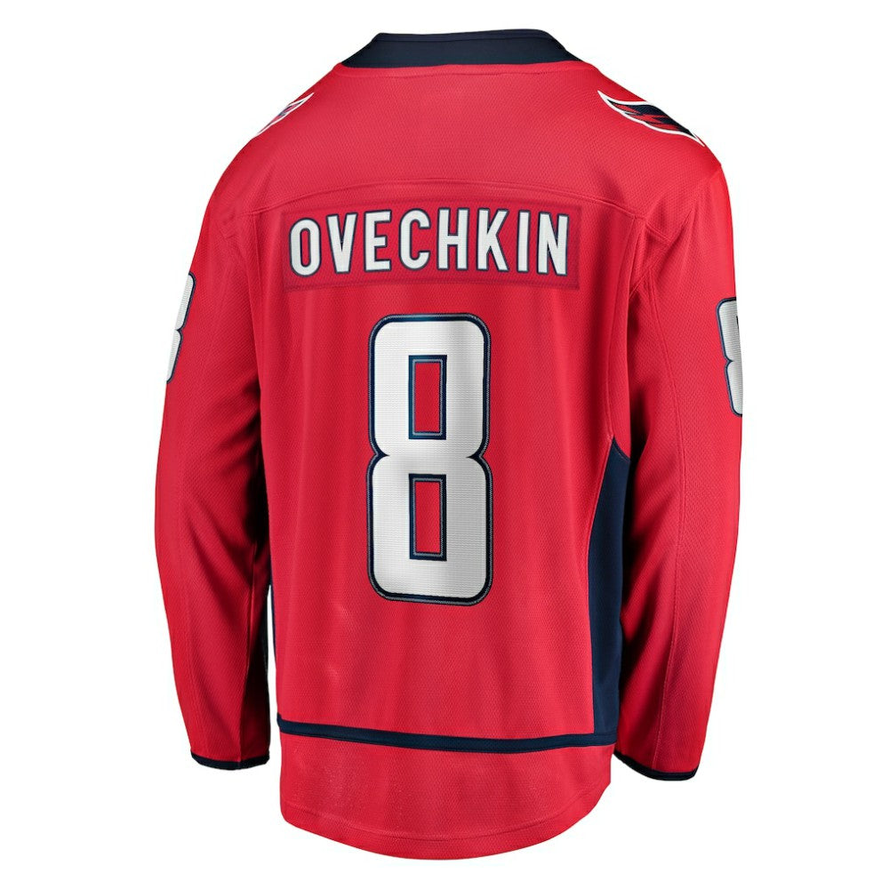 Alexander Ovechkin Washington Capitals Fanatics Captain Patch Home Breakaway Jersey - Red - NHL