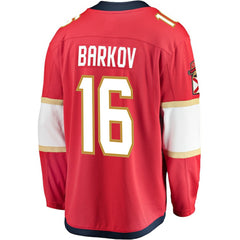 Aleksander Barkov Florida Panthers Fanatics Captain Patch Home Breakaway Jersey - Red - NHL