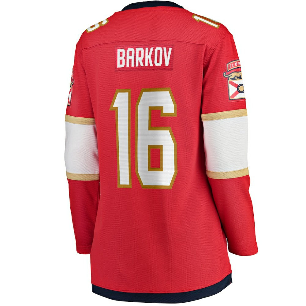 Aleksander Barkov Florida Panthers Fanatics Women's Captain Patch Home Breakaway Player Jersey - Red - NHL