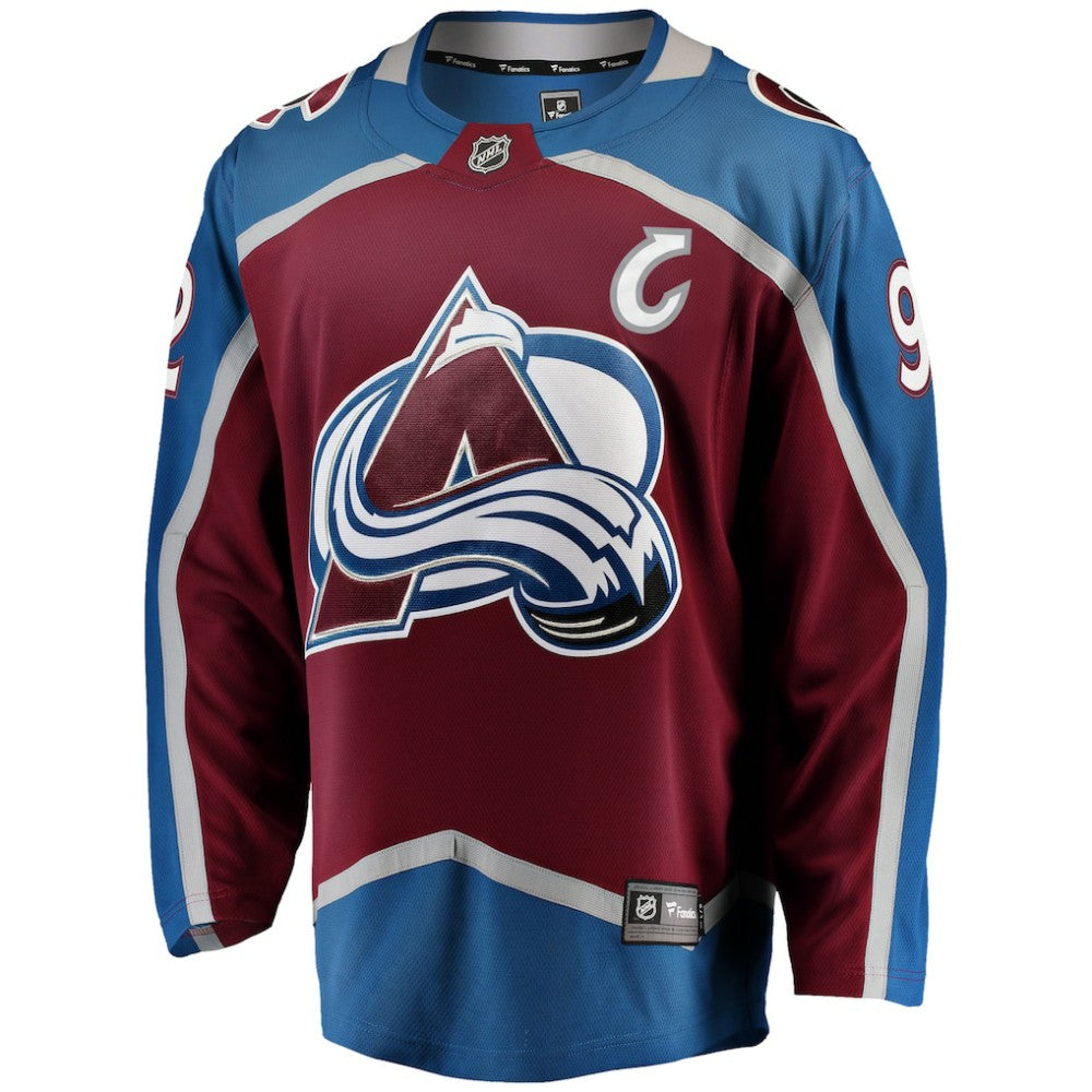 Gabriel Landeskog Colorado Avalanche Fanatics Captain Patch Home Breakaway Jersey - Burgundy - NHL