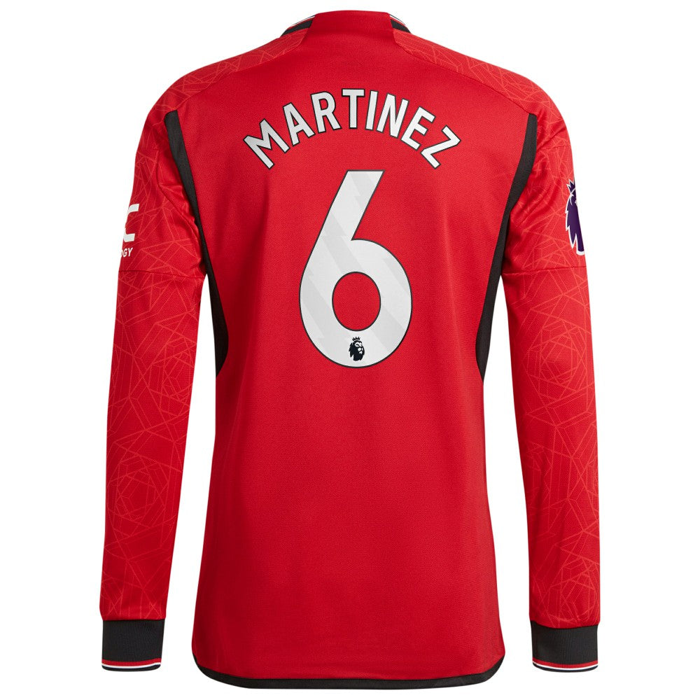 Lisandro Martínez Manchester United 2023/24 Home Long Sleeve Player Jersey Red | Adidas discount
