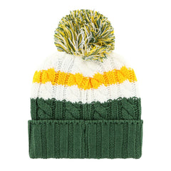 Athletics '47 Women's Ashfield Cuffed Knit Hat with Pom - MLB
