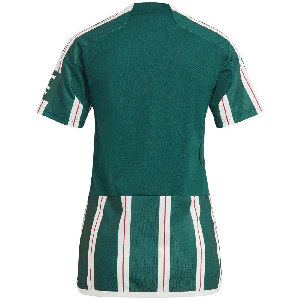 Manchester United Women's 2023/24 Away Replica Jersey Green | Adidas Online