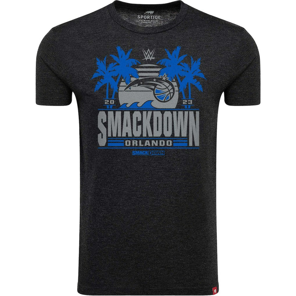 Sportiqe SmackDown x Orlando Magic Tri-Blend T-Shirt Black - NBA