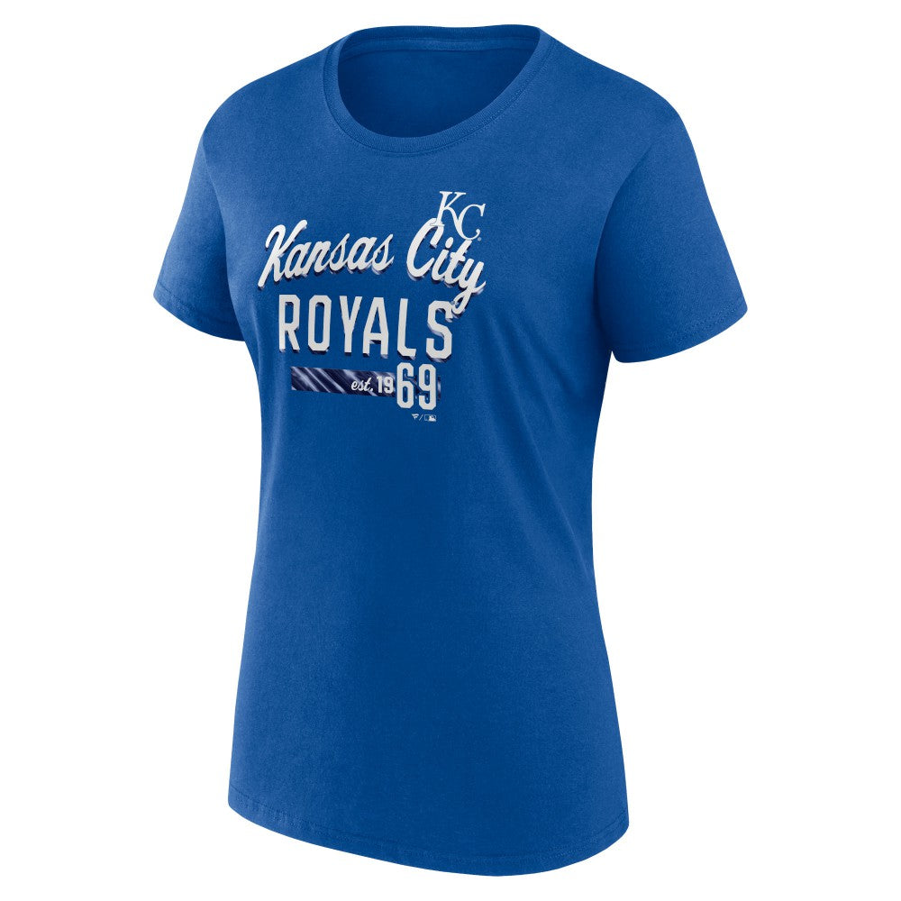 Kansas City Royals Fanatics Women's Logo Fitted T-Shirt - MLB