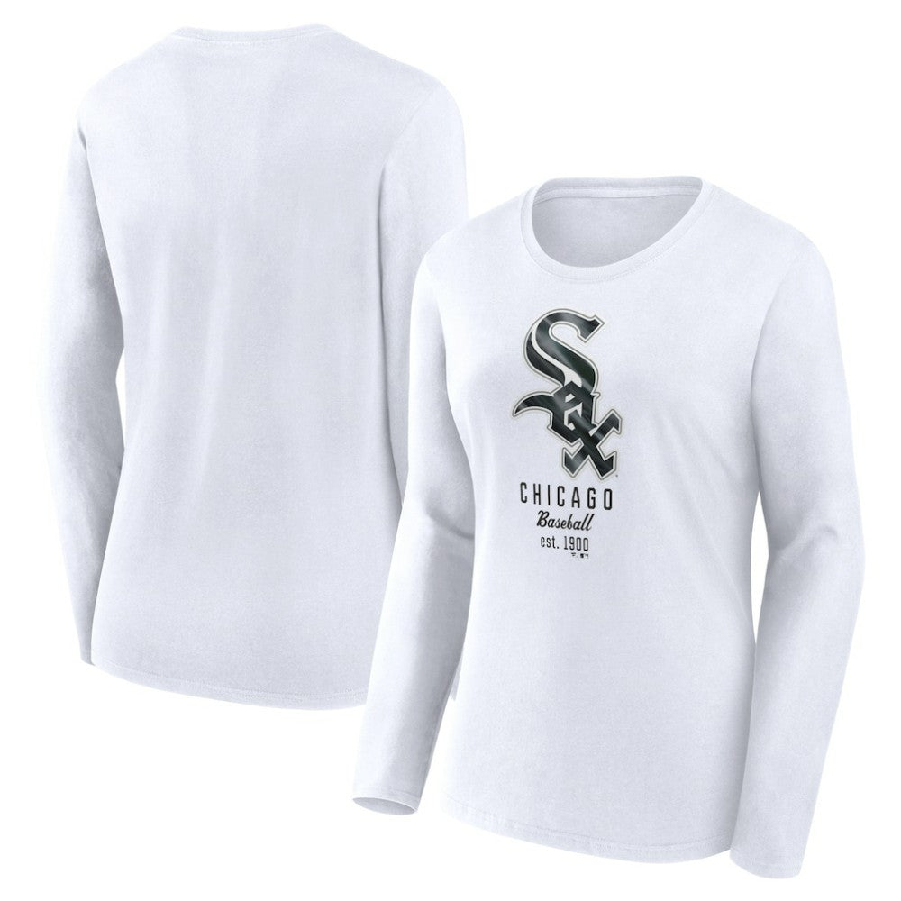 Chicago White Sox Fanatics Women's Lightweight Fitted Long Sleeve T-Shirt - MLB