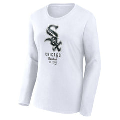 Chicago White Sox Fanatics Women's Lightweight Fitted Long Sleeve T-Shirt - MLB