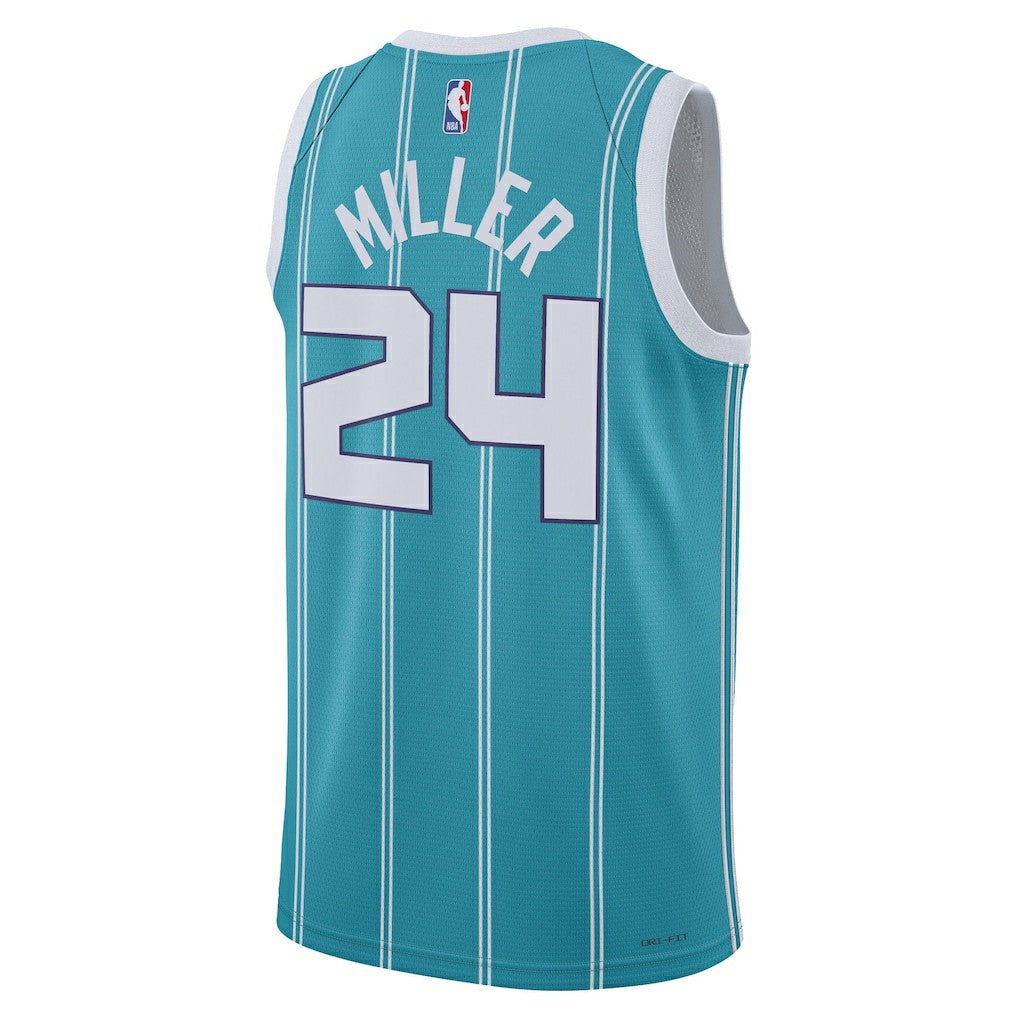 Brandon Miller Charlotte Hornets Unisex NBA Draft Swingman Jersey Icon Edition Teal - NBA