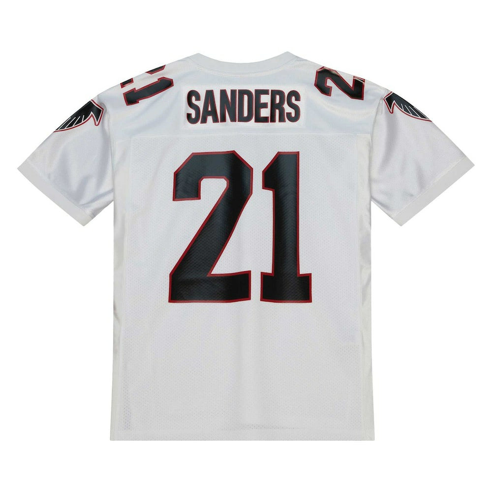 Deion Sanders Atlanta Falcons 1991 Authentic Throwback Retired Player Jersey White | Mitchell & Ness