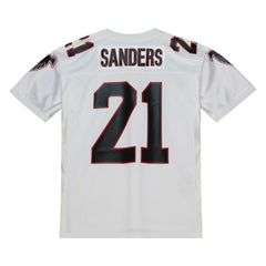 Deion Sanders Atlanta Falcons 1991 Authentic Throwback Retired Player Jersey White | Mitchell & Ness
