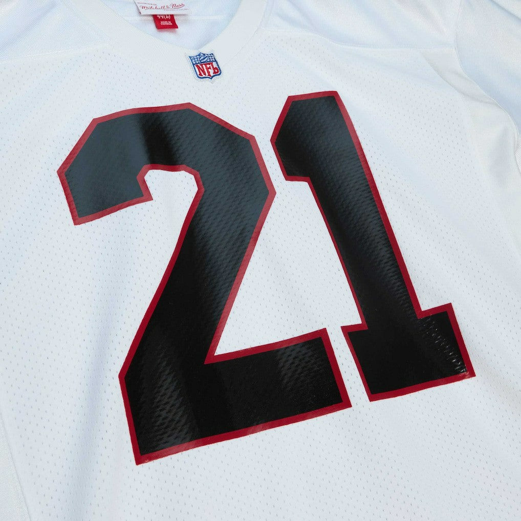 Deion Sanders Atlanta Falcons 1991 Authentic Throwback Retired Player Jersey White | Mitchell & Ness