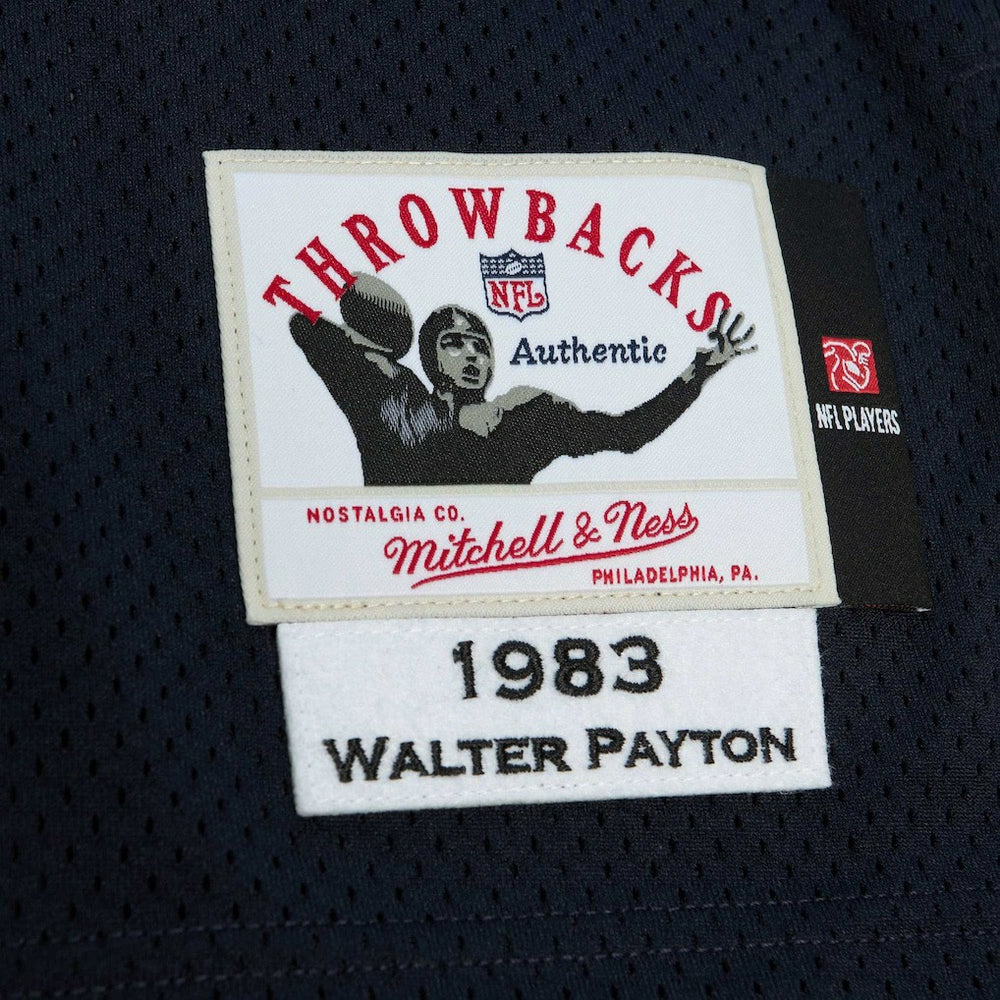 Walter Payton Chicago Bears 1983 Authentic Throwback Retired Player Jersey Navy | Mitchell & Ness