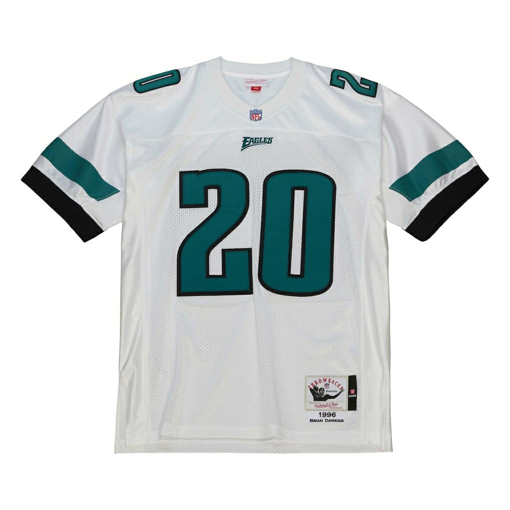 Brian Dawkins Philadelphia Eagles 1996 Authentic Throwback Retired Player Jersey White | Mitchell & Ness