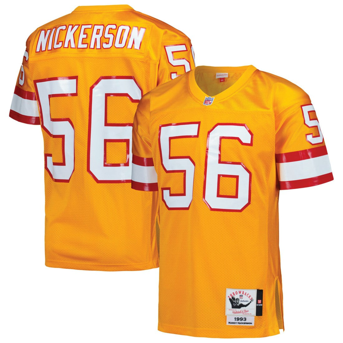 Hardy Nickerson Tampa Bay Buccaneers 1993 Authentic Throwback Retired Player Jersey Orange | Mitchell & Ness