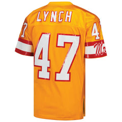 John Lynch Tampa Bay Buccaneers 1993 Authentic Throwback Retired Player Jersey Orange | Mitchell & Ness