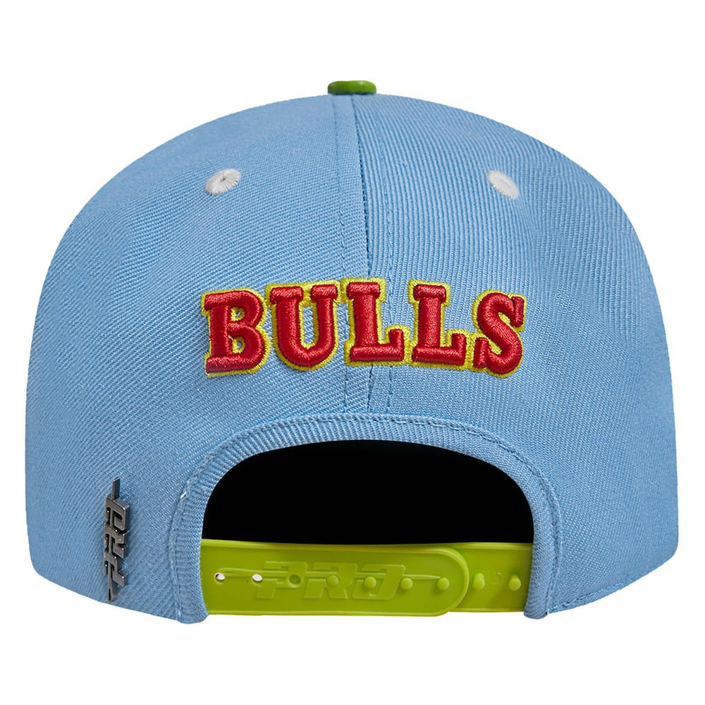 Chicago Bulls Pro Standard Retro Program 2-Tone Snapback Hat Light Blue/Green - NBA