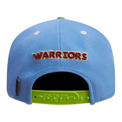 Golden State Warriors Pro Standard Retro Program 2-Tone Snapback Hat Light Blue/Green - NBA