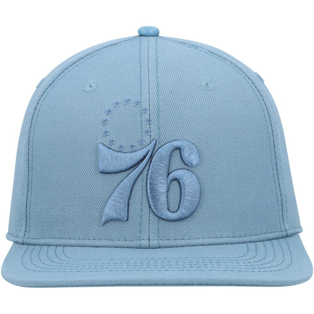 Philadelphia 76ers Pro Standard Tonal Snapback Hat Blue - NBA