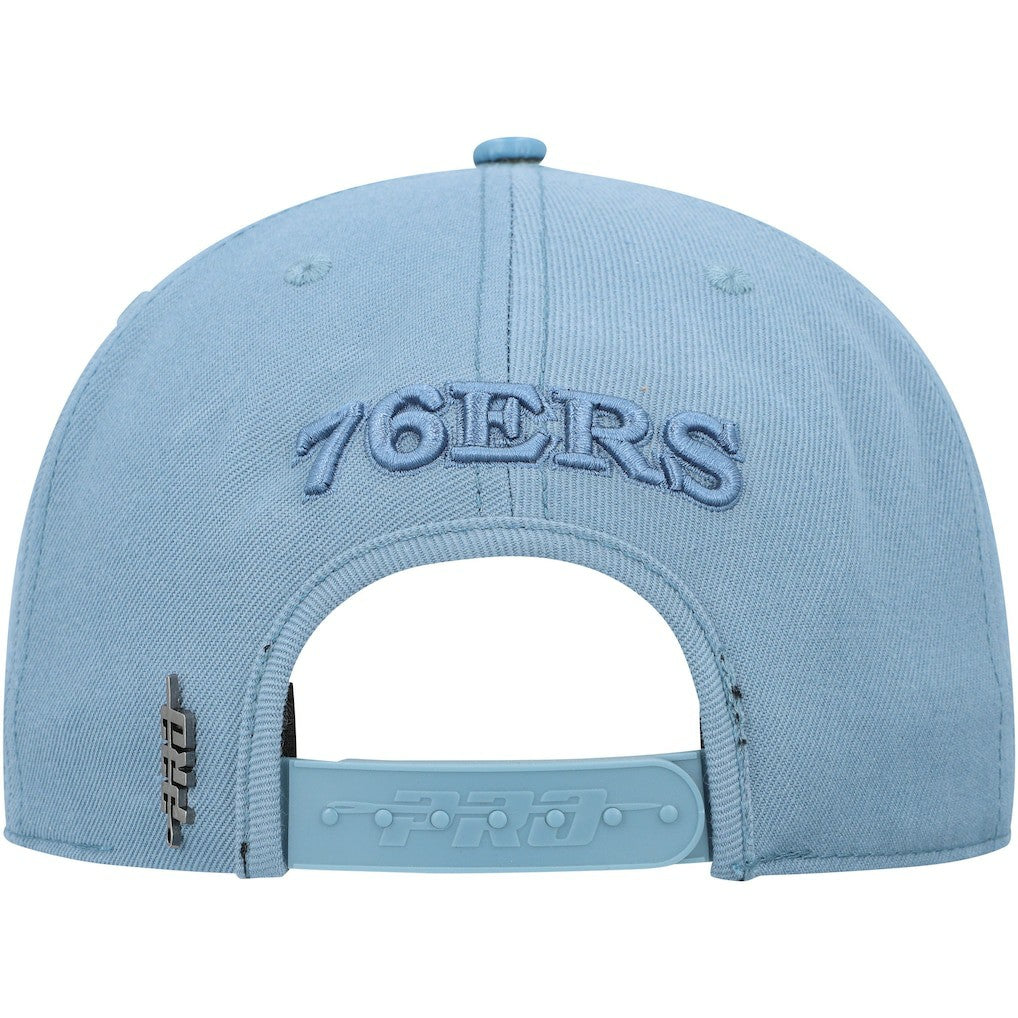 Philadelphia 76ers Pro Standard Tonal Snapback Hat Blue - NBA
