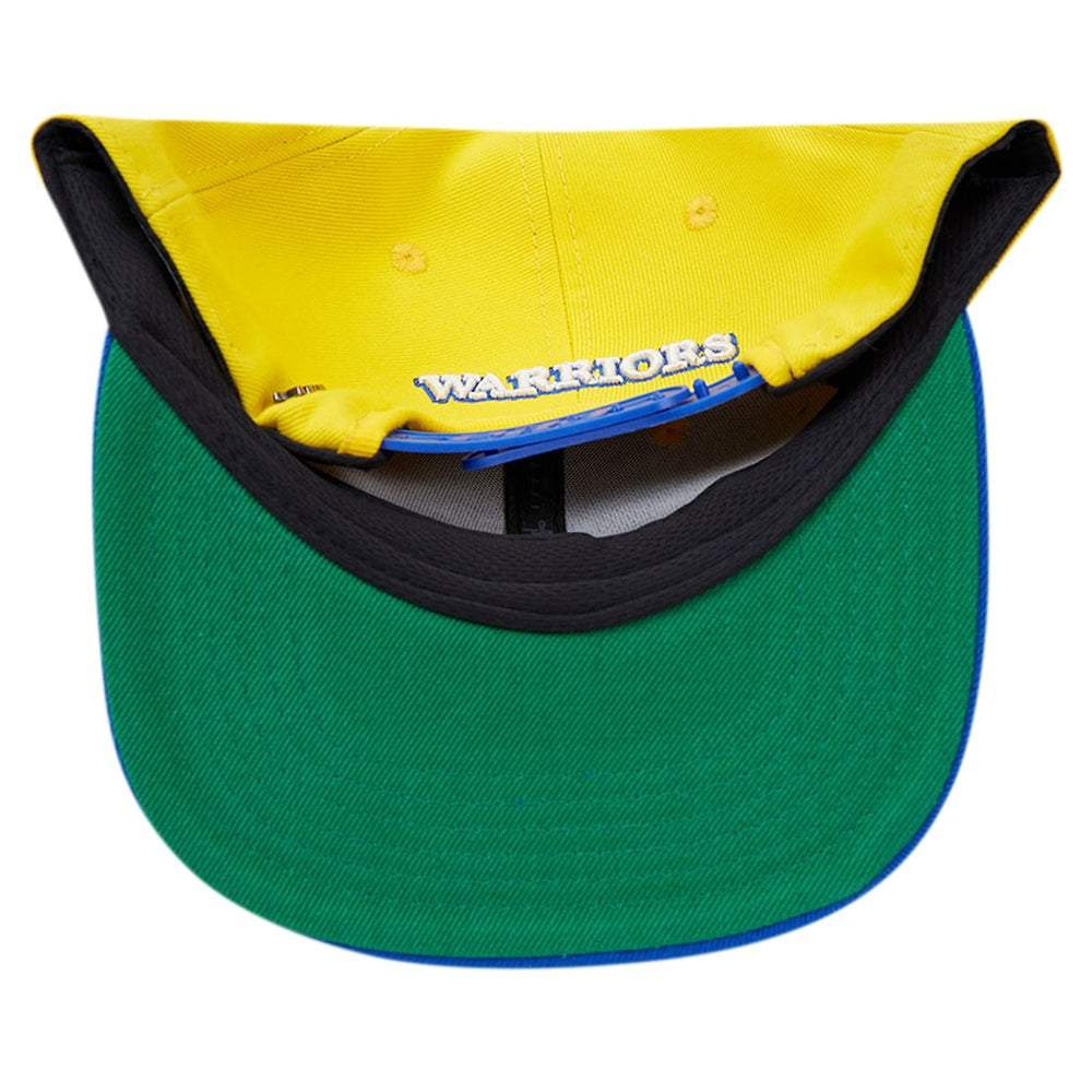 Golden State Warriors Pro Standard Pinch Chevron Adjustable Hat Gold/Royal - NBA