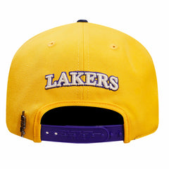 Los Angeles Lakers Pro Standard Pinch Chevron Adjustable Hat Gold/Purple - NBA
