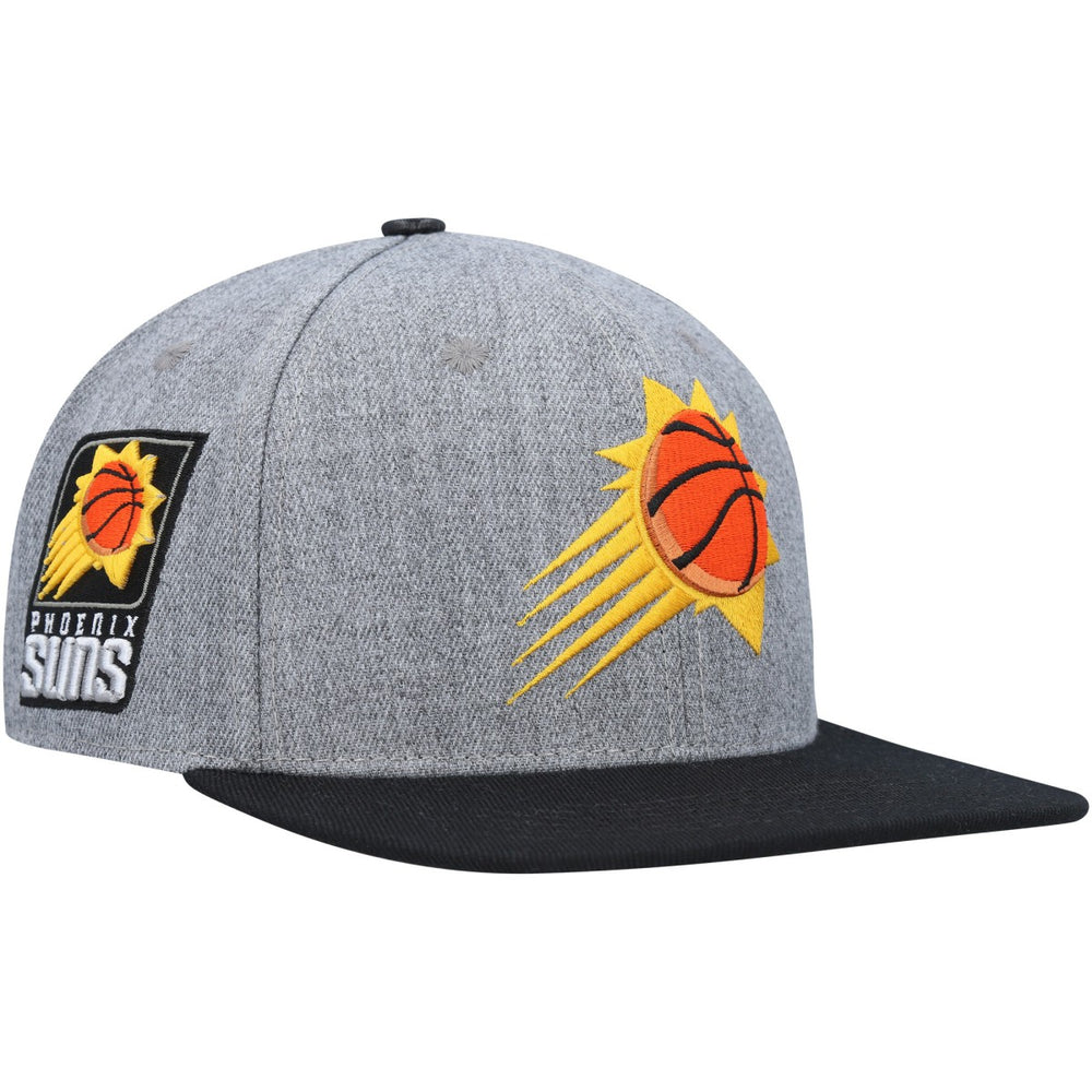 Phoenix Suns Pro Standard Classic Logo Two-Tone Snapback Hat Gray/Black - NBA