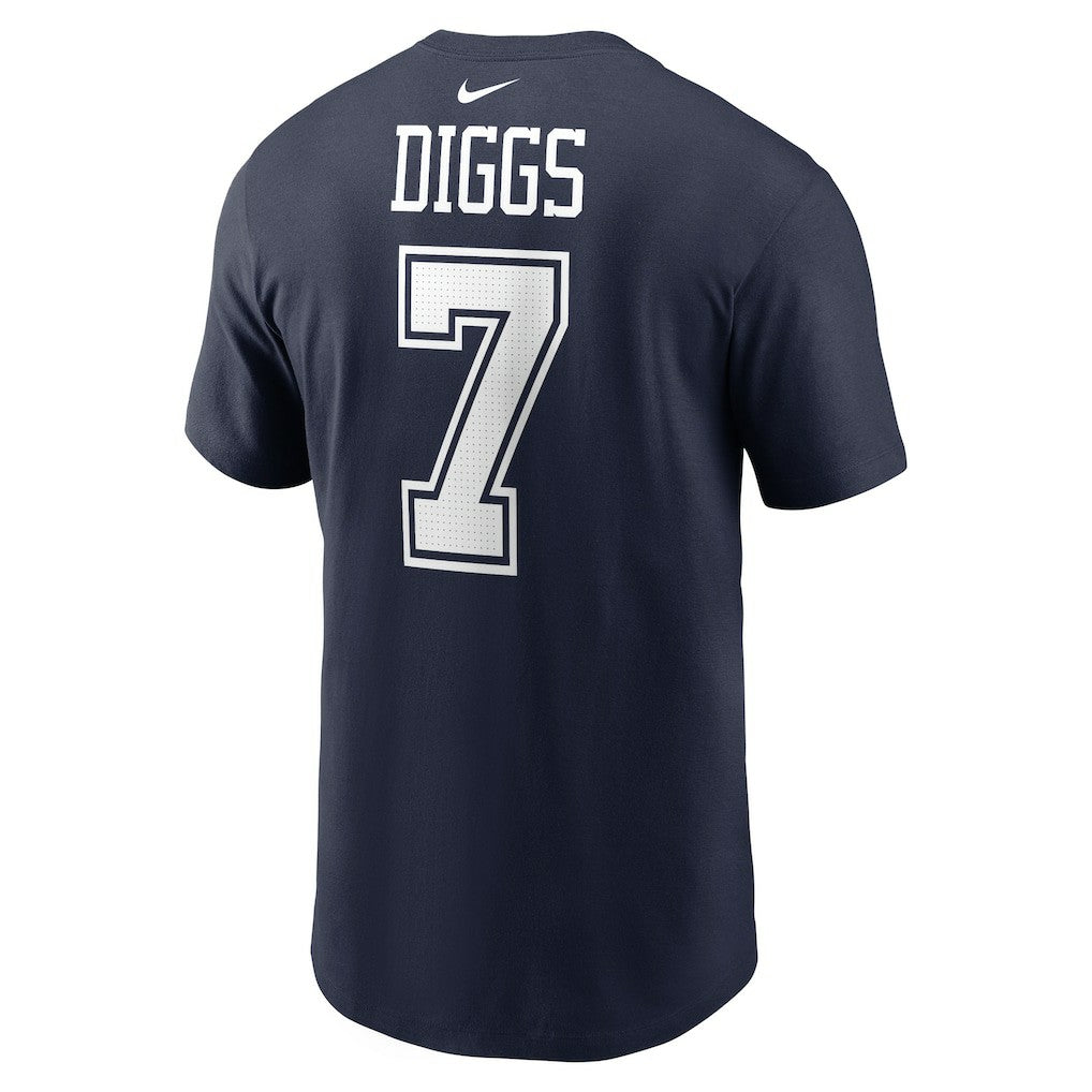 Trevon Diggs Dallas Cowboys Player Name & Number T-Shirt Navy | Nike for Sale