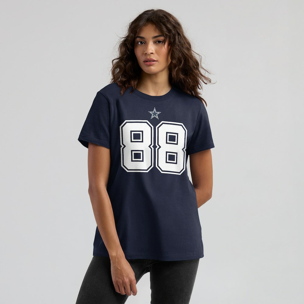 CeeDee Lamb Dallas Cowboys Women's Player Name & Number T-Shirt Navy | Nike for Sale