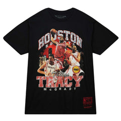 Tracy McGrady Houston Rockets Hardwood Classics Bling Concert Player T-Shirt Black - NBA