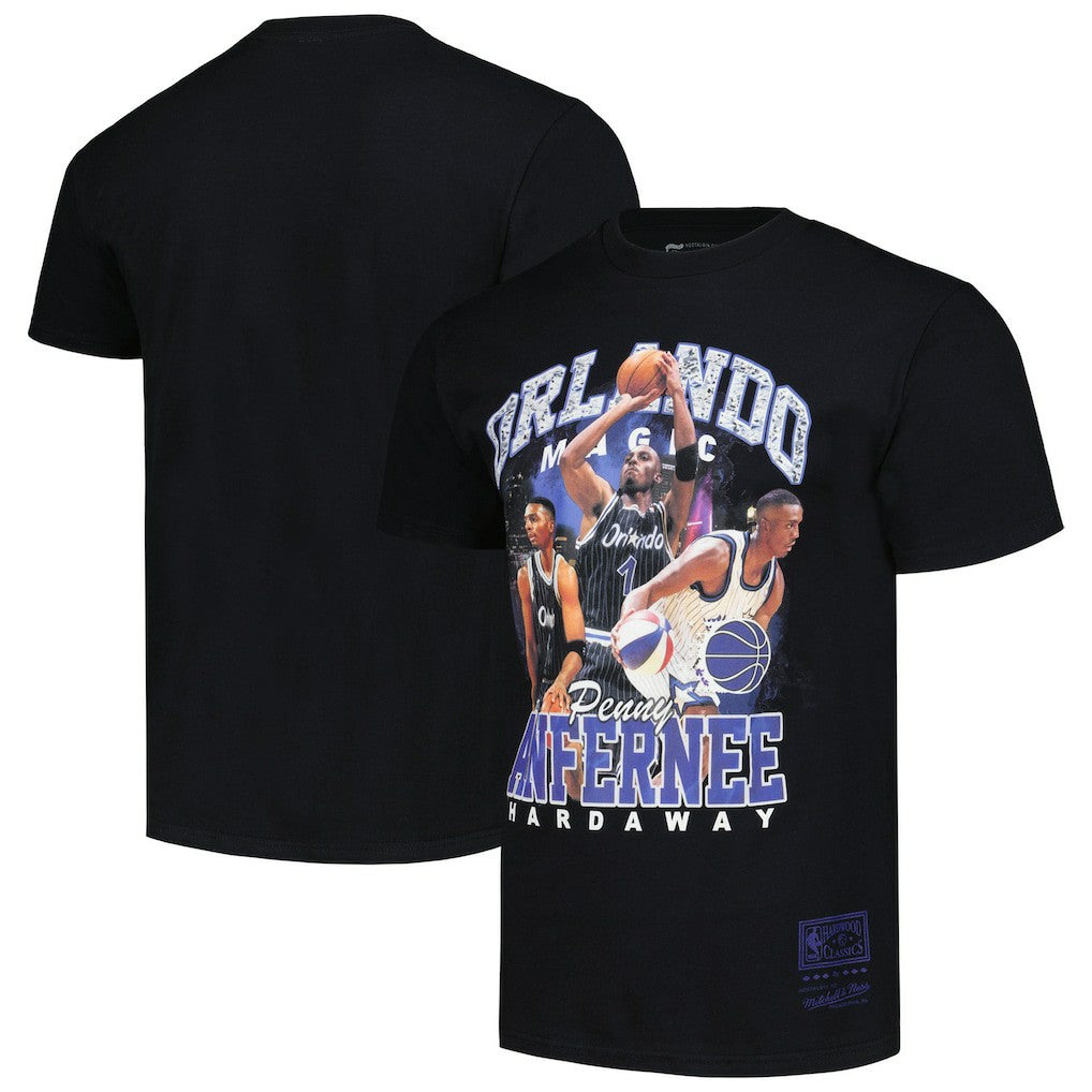 Penny Hardaway Orlando Magic Hardwood Classics Bling Concert Player T-Shirt Black - NBA