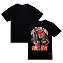 Allen Iverson Philadelphia 76ers Hardwood Classics Bling Concert Player T-Shirt Black - NBA
