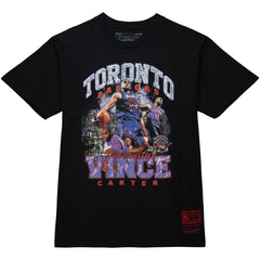 Vince Carter Toronto Raptors Hardwood Classics Bling Concert Player T-Shirt Black - NBA