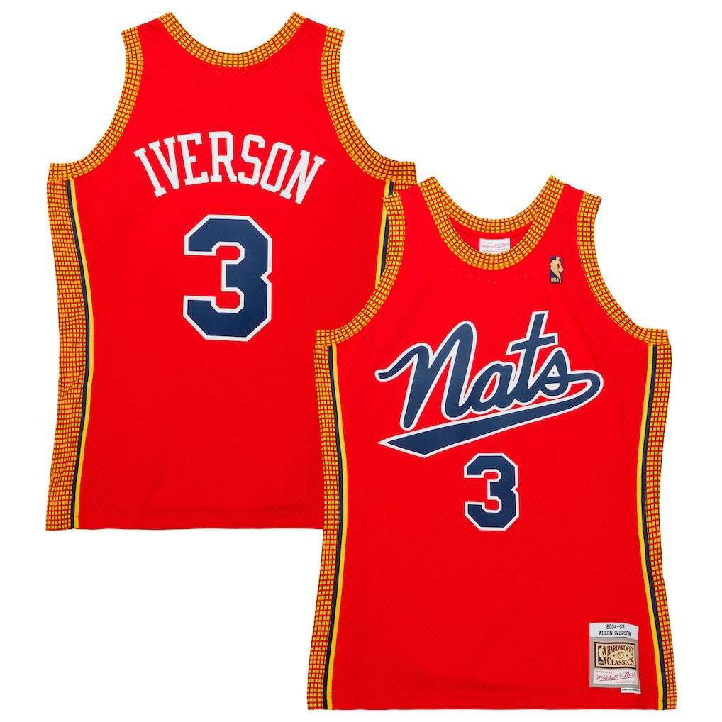 Allen Iverson Philadelphia 76ers 2004/05 Hardwood Classics Swingman Jersey Red - NBA