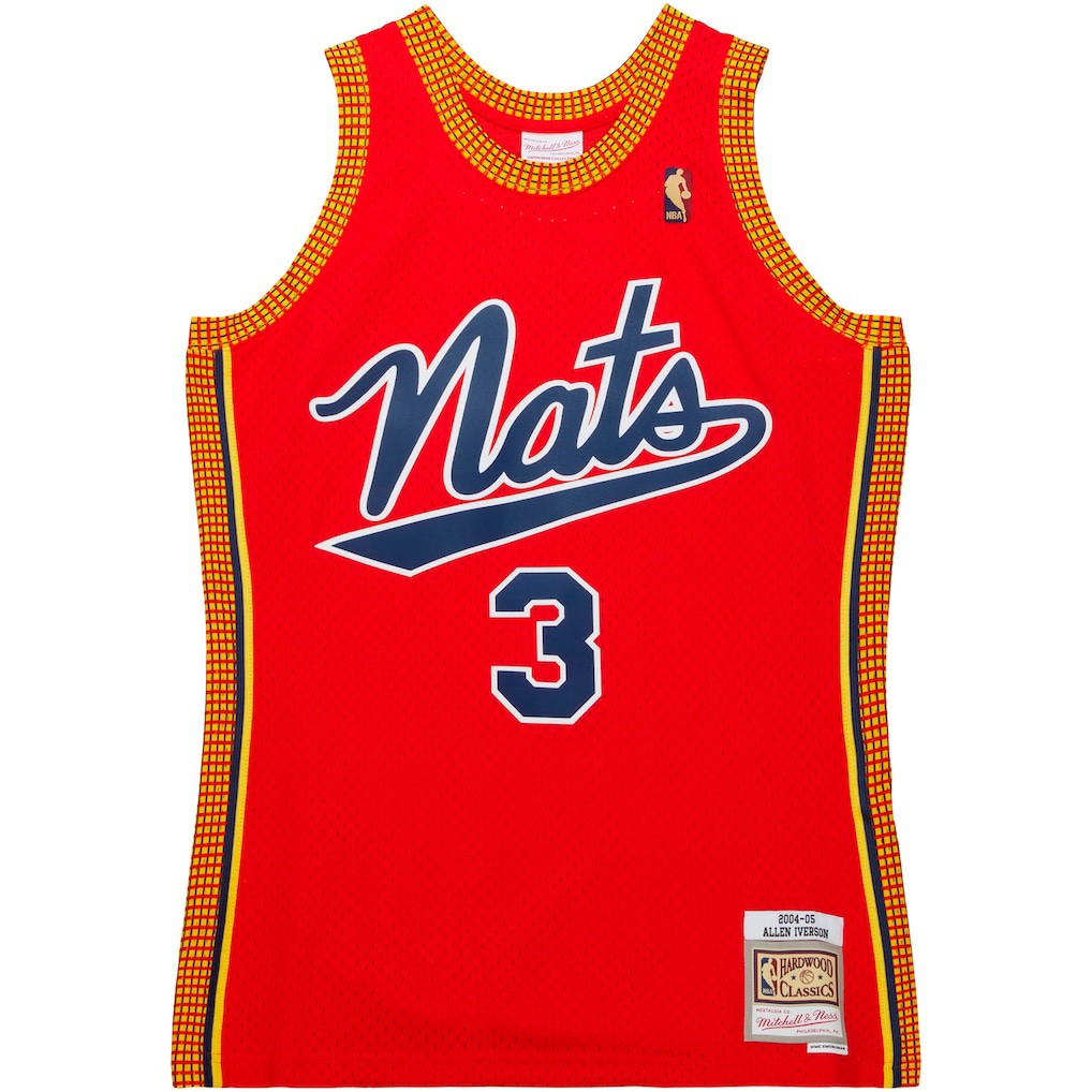 Allen Iverson Philadelphia 76ers 2004/05 Hardwood Classics Swingman Jersey Red - NBA