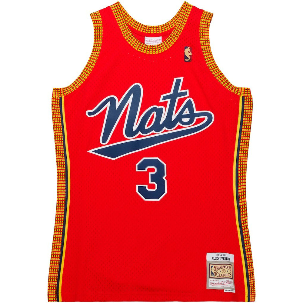 Allen Iverson Philadelphia 76ers 2004/05 Hardwood Classics Swingman Jersey Red - NBA