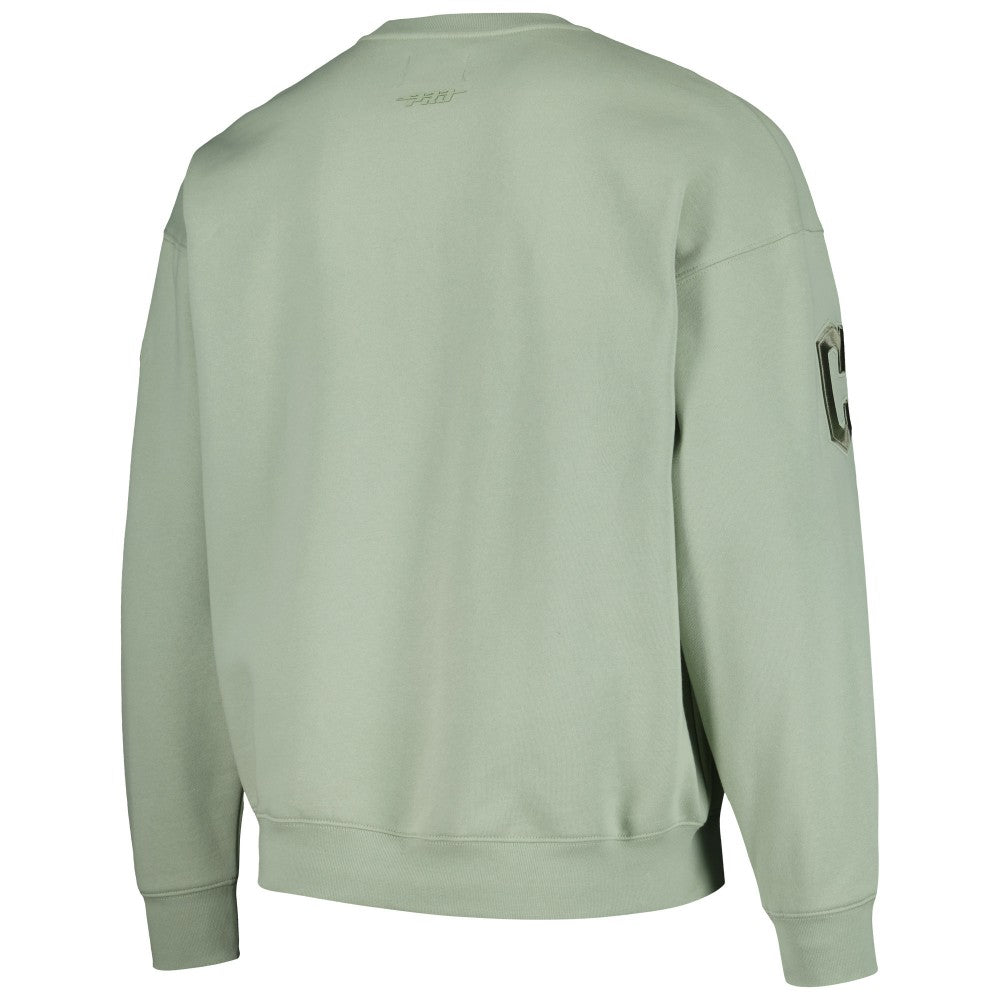 Cleveland Guardians Pro Standard Neutral Drop Shoulder Pullover Sweatshirt - MLB