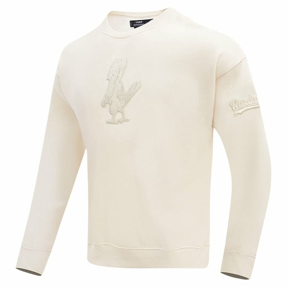 St. Louis Cardinals Pro Standard Neutral Drop Shoulder Pullover Sweatshirt - MLB