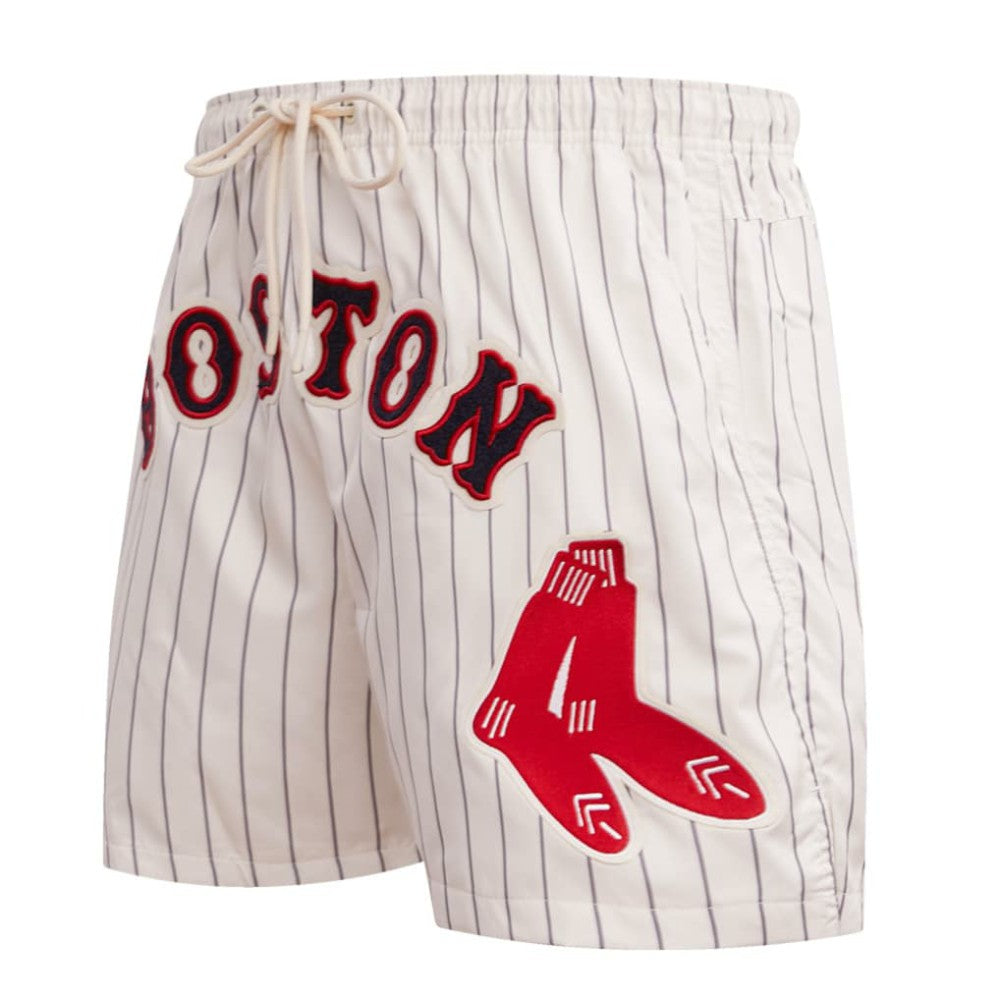 Boston Red Sox Pro Standard Pinstripe Retro Classic Woven Shorts - MLB
