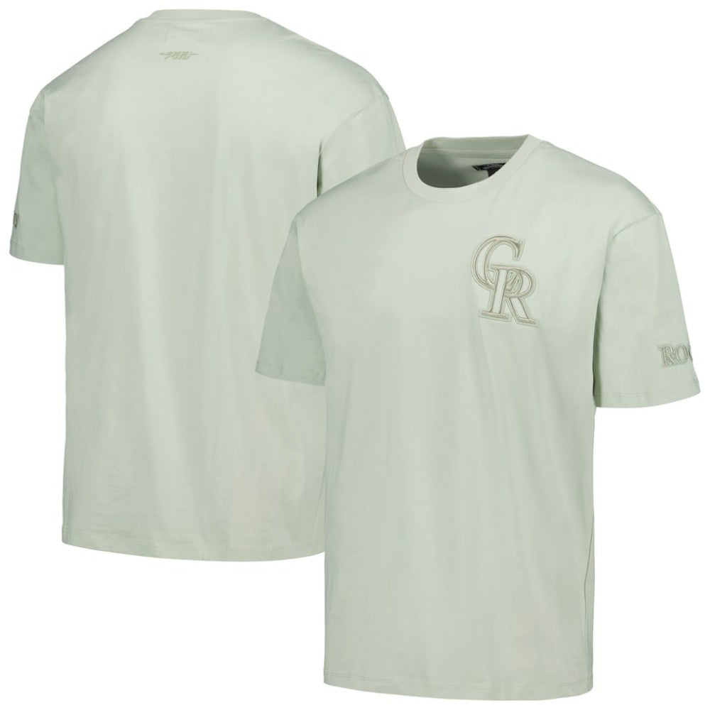 Colorado Rockies Pro Standard Oversized Neutral CJ Dropped Shoulders T-Shirt - MLB